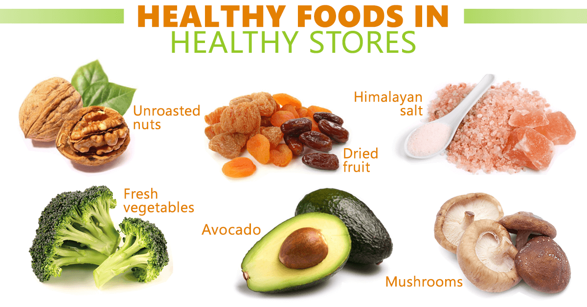 most unhealthy foods in healthy food stores