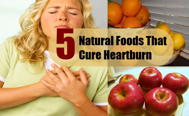 how to treat heartburn naturally at home